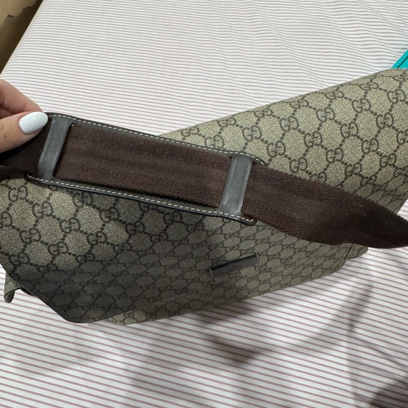Gucci Beige and Brown Monogram Baby Bag